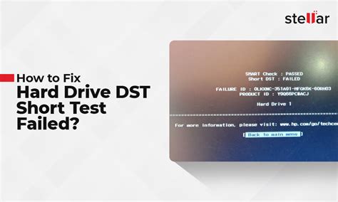 dell laptop hard drive dst short test failure|hard drive dst short test failure.